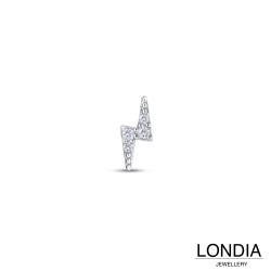 0.06 ct Londia Natural Diamond Lightning Bolt Tragus Piercing / 1144212 - Londia Jewellery