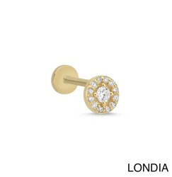 0.10 ct Londia Doğal Pırlanta Tragus Piercing / 1140124 - 1