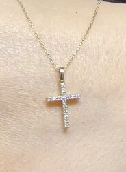 0.10 ct Londia Natural Diamond Cross Necklace / 1138632 - Londia Jewellery