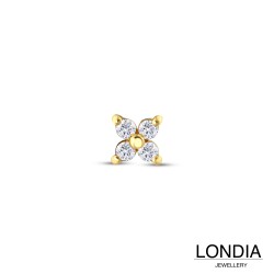 0.12 ct Londia Doğal Pırlanta Tragus Piercing / 1144223 - 1