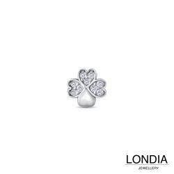 0.12 ct Londia Doğal Pırlanta Yonca Tragus Piercing / 1144145 - 1