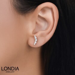 0.20 ct Londia Doğal Pırlanta Helix Piercing / 1143331 - 2