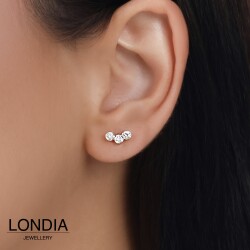 0.20 ct Londia Doğal Pırlanta Tria Piercing / 1144244 - 3