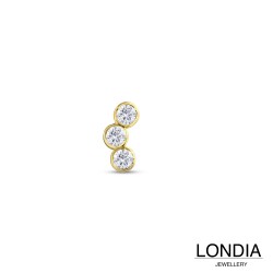 0.20 ct Londia Doğal Pırlanta Tria Piercing / 1144244 - 1