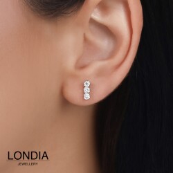 0.20 ct Londia Doğal Pırlanta Tria Piercing / 1144247 - 3