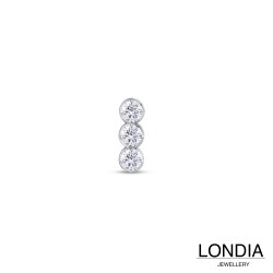 0.20 ct Londia Natural Diamond Screw Back Cartilage Piercing / 1144247 - Londia Jewellery