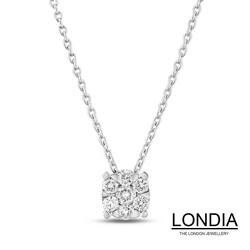 0.20 karat Pırlanta Kolye / Yuvarlak Kesim Pırlanta Kolye / 1122185 - Londia Jewellery