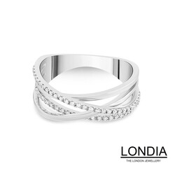 0.22 ct Londia Lines Ring With Natural Diamond / 1112593 - Londia Jewellery