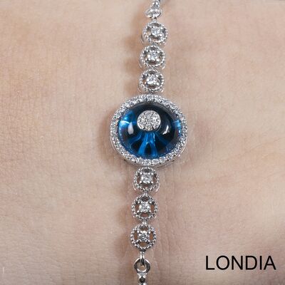 0.25 ct Diamond Evil Eye Bracelet / 1115286 - 2