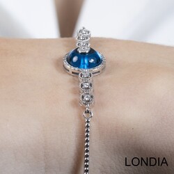 0.25 ct Diamond Evil Eye Bracelet / 1115286 - 3