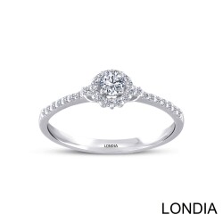 0.30 ct Londia Mira Diamond Halo Engagement Ring / 1126259 - Londia Jewellery