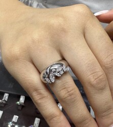 0.28 ct Diamond Ring/ Unique Round Cut Diamond Ring / Gold Ring / For Woman Gift Ring / Fashion Ring /1129768 - Londia Jewellery