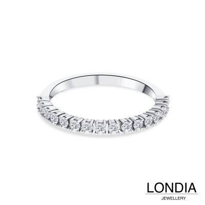 0.30 ct Londia Natural Diamond Half Eternity Wedding Ring / 1117980 - 2