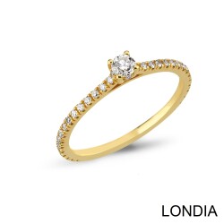 0.30 ct Londia Natural Side Diamond Engagement Ring / 1130997 - Londia Jewellery