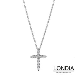 0.30 Karat Londia Diamant Kreuz Halskette / 1119091 - Londia Jewellery