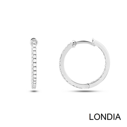 0.30 karat Pırlanta Halka Küpe / 1118963 - Londia Jewellery