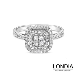 0.37 karat Pırlanta Yüzük / Tasarım 14 Ayar Altın Yüzük /1123871 - Londia Jewellery