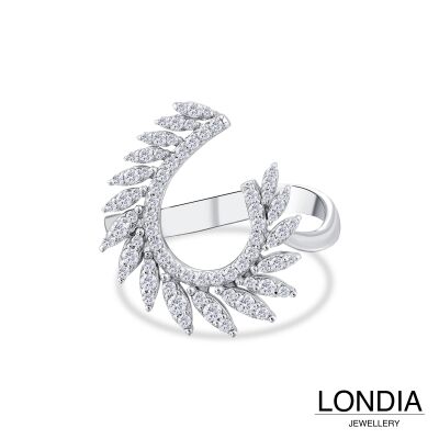 0.40 ct Londia Natural Diamond Design Fashion Ring / 1144670 - 2