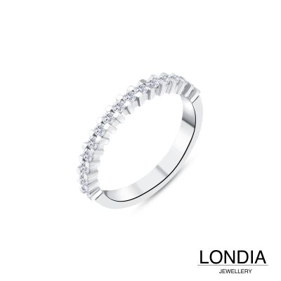 0.40 ct Londia Natural Diamond Half Eternity Wedding Ring / 1116196 - 2