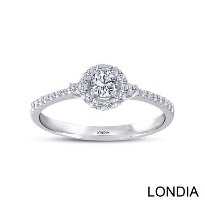 0.40 Karat Londia Natürlicher Diamant Mira Verlobungsring / 1126257 - 1