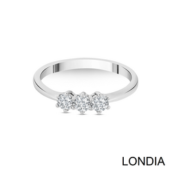 0.40 Karat Pırlanta Tria Yüzük / 1113281 - Londia Jewellery