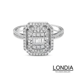 0.40 ct Londia Natural Diamond Baguette Fashion Ring / 1123949 - Londia Jewellery