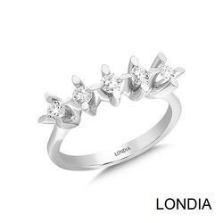 0.50 ct Londia Diamond 5 Stone Wedding Ring / 1116559 - Londia Jewellery