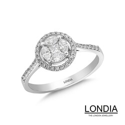 0.50 ct Diamond Engagement Ring / 1115110 - 2