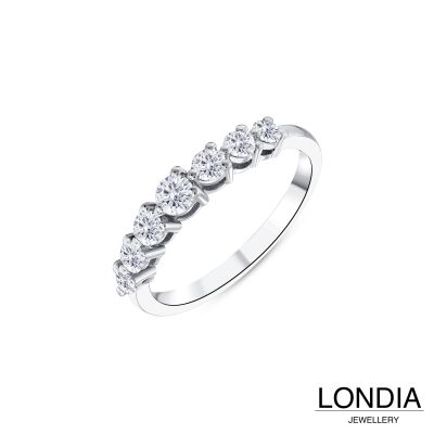 0.60 ct. Londia Natural Diamond Half Eternity Wedding Ring /1141169 - 1