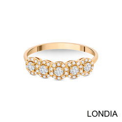 0.60 Karat Pırlanta Beştaş Yüzük / 1116193 - Londia Jewellery