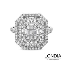 0.70 ct Diamond Baguette Fashion Ring / 1123884 - Londia Jewellery