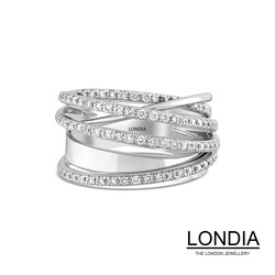 0.72 ct Diamond Lines Fashion Ring / 1119973 - Londia Jewellery