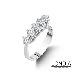 0.70 ct Diamond 5 Stone Wedding Ring / 1112465 - Londia Jewellery