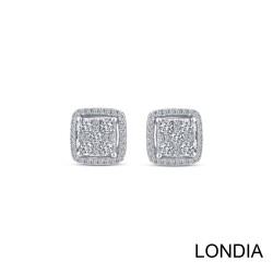 0.76 ct Diamond Brillant Earring /Wedding Gift / 1126804 - 3