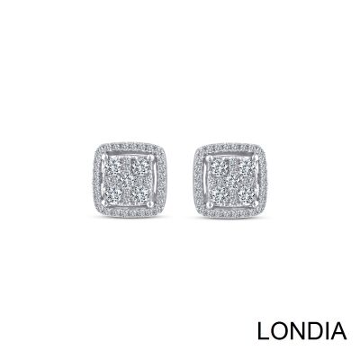 0.76 ct Diamond Brillant Earring /Wedding Gift / 1126804 - 3