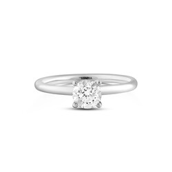 0.80 ct Natural Diamond Engagement Ring / F Color GIA Certificated / 1119680 - 2