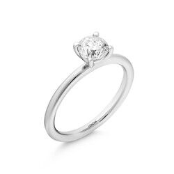 0.80 ct Natural Diamond Engagement Ring / F Color GIA Certificated / 1119680 - Londia Jewellery