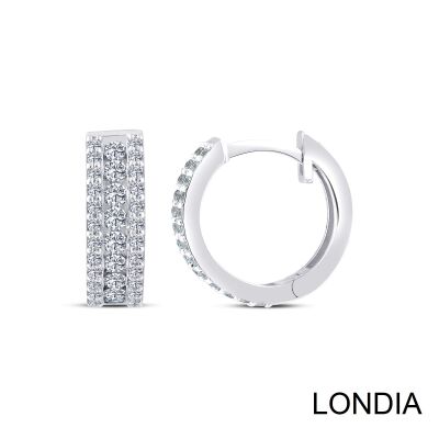 0.80 ct Diamond Hoop Earring / 1126271 - 1