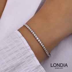 0.80 ct Londia Natural Diamond Clair Tennis Bracelet / 1136497 - 