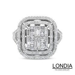 0.94 ct Diamond Baguette Fashion Ring / 1123572 - Londia Jewellery