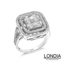 0.94 ct Diamond Baguette Fashion Ring / 1123572 - 2