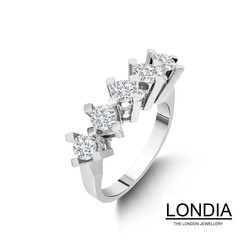 1 ct Londia Diamond 5 Stone Wedding Ring / 1103093 - Londia Jewellery