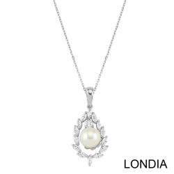 South Sea Pearl and 0.76 ct Diamond Necklace / 1121481 - Londia Jewellery