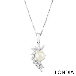 South Sea Pearl and 0.57 ct Diamond Necklace / 1121478 - Londia Jewellery