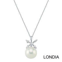 South Sea Pearl and 0.34 ct Diamond Necklace / 1126092 - Londia Jewellery