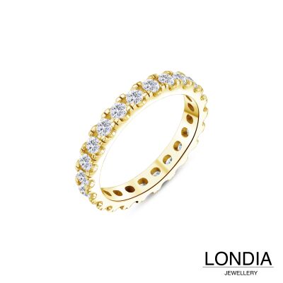 1.10 ct. Londia Natural Diamond Eternity Wedding Ring /1123595 - 4