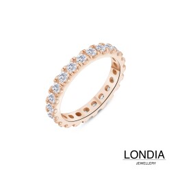 1.10 ct. Londia Natural Diamond Eternity Wedding Ring /1123595 - 5