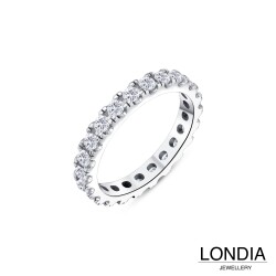 1.10 ct. Londia Natural Diamond Eternity Wedding Ring /1123595 - 