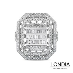 1.13 ct Diamond Baguette Fashion Ring / 1122591 - Londia Jewellery