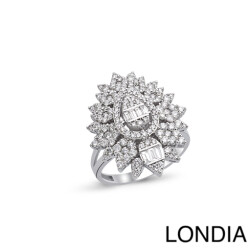 1.20 ct Londia Special Design Natural Diamond Fashion Ring / F Rare White / 1138307 - Londia Jewellery